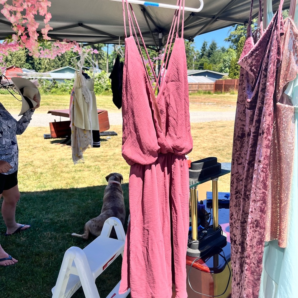 Mahina Mauve Sleeveless Outfit